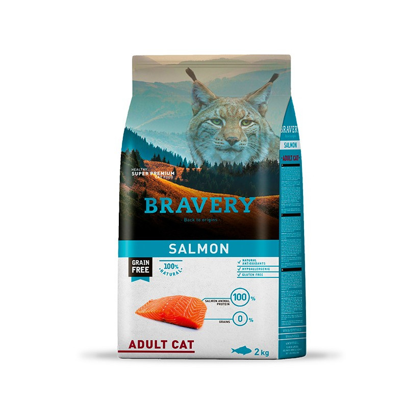 Bravery gato adulto salmon